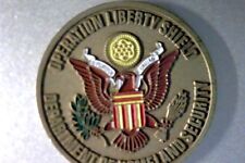 Operation Liberty Shield Law Enforcement Military Challenge Bronze Token picture