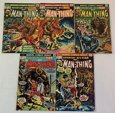 1970s Marvel FEAR #13 15 16 17 18 ~ Man-Thing ~ lower grade picture