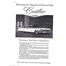 Cadillac Nineteen Sixty Fleetwood Sixty Special 1960s Vintage Print Ad 9 inch picture