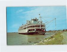 Postcard S.S. Delta Queen anchors at Fort Madison Iowa USA picture