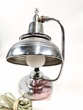 VTG American Markel Art Deco Machine Age Table Lamp Chrome Buck Roger's Style picture