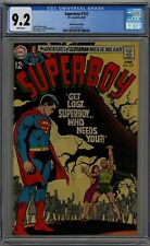 SUPERBOY #157 CGC 9.2 NEAL ADAMS COVER WHITE PAGES DC 1969 picture