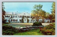 Williamstown MA-Massachusetts, Williams College Center, Vintage Postcard picture