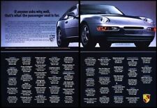 1994 Porsche 968 2-page Original Advertisement Print Art Car Ad D137 picture