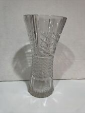 Antique Crystal 12”Vase Heavy NEW picture