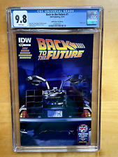 Back to the Future #1 CGC 9.8 (2015) Rare London MCM Comic Con edition DeLorean picture