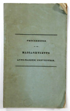 Anti Masonic Massachusetts State Convention Proceedings Faneuil Hall Boston 1830 picture