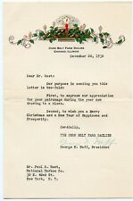 1930 Christmas Letter Corn Belt Farm Dailies Chicago National Carbon Co. picture