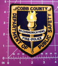 Cobb County Georgia 911 Police-Fire patch picture