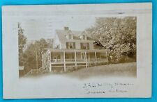 RPPC. Conesus Lake New York. Holiday House. Real Photo Postcard. 1923 picture