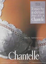 vintage CHANTELLE Lingerie 1-Page PRINT AD 1995 breasts cleavage in lace bra picture