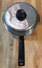 Vintage Lifetime 3 Quart 18 8 Stainless Steel Saucepan & Double Boiler With Lid picture