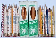 Lot of 50 Vintage Pencils With Dixon Oriole In Original Box Unused 287-2 USA 2HB picture