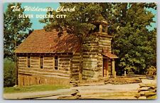 Theme Park Silver Dollar City MO~Wilderness Church From Road~Vintage Postcard picture