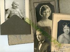 7 Antique DeSpain Family Photo's, Cabinet, In Folder-Denver, Colorado, Nice Cond picture
