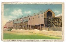Rochester NY Langie Coal Co. Storage Plant Pre-1952 Linen Postcard picture