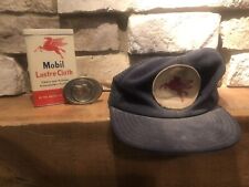 Mobil Oil Vintage Cap, Lustre Cloth & Belt Buckle picture