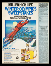 1984 Winter Olympics Sweepstakes Coupon Advertisement picture