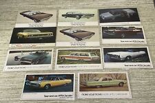 Chrysler Dodge Imperial Crown Convertible 1960S 1970S Car Postcard Lot Unused picture