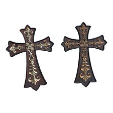 Pair Of Crosses Western Style Wall Decoration Kirklands Brown picture