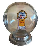 Antique 1 cent Penny Glass Ford Gum Machine Globe with Collar Excellent Shape picture