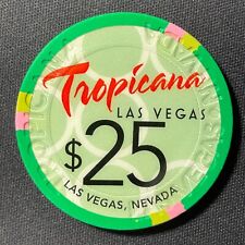 Tropicana Las Vegas $25 casino chip 2010 - obsolete closed 4/2/2024 LV25 picture