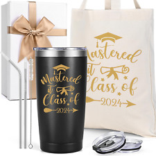 Graduation Gifts for Her 2024 - Mastered It Class of 2024 Tumbler & Tote Bag, Be picture