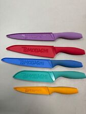 tomadachi set of 5 colored knives with covers picture