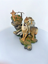 Generations By Nick Bibby Danbury Mint Wolf Spirits  sculptures figurines picture