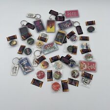 Novelty Inc. Keychain/Button Mxd Lot Attitude Slogan Sayings New Old Stock China picture