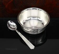 999 fine solid silver handmade small bowl for baby food,home accessories sv222 picture