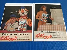 Kelloggs Sugar Frosted Flakes 2 Vintage Magazine Add Advertisement picture