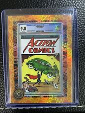 CARDSMITHS Currency S2 #39 ACTION COMICS #1 BERYL Gemstone REFRACTOR 050/149 USA picture