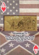 Petersburg, VA June 9, 1864 Civil War Playing Card picture