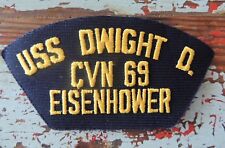 USS Dwight D. Eisenhower CVN 69 Patch Military US Navy Nuclear Aircraft Carrier  picture