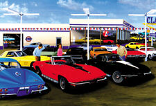 David Snyder Corvette Delivery Day Prints-Set of 5 Original Prints picture