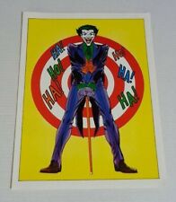 1978 Joker poster, Original DC Dark Knight Detective Comics Batman foe pin-up 1 picture