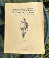 Lower Oligocene Gastropoda Scaphopoda and Cephalopoda Mississippi Fossil Book picture