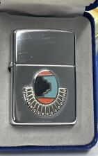 ZIPPO 1995 TURQUOISE INLAY SOUTHWEST INDIAN LIGHTER UNFIRED IN BOX W242 picture