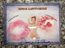 Collectors Expo 💫Authentic Auto Kiss Nip Card💫 💕Dani Mathers 2018💕 picture