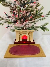 Vintage Keepsake 1993 The Bearingers Flickering Light Fireplace Lighted Tabletop picture