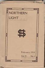 NORTHERN LIGHT~Fort Fairfield Maine High School~News Art Sports Photos~1914 VG picture