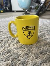 OEM Lamborghini Yellow Mug Coffee Mug Made In Italy picture