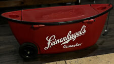 Leinenkugel’s Canoe Beer Cooler Canooler Wheeled Drink Ice Chest 36