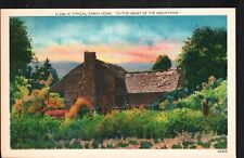 Postcard Typical Log Cabin the Mountains NC SC Hunting Camo Horses Fireplace picture