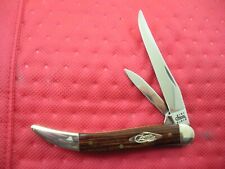 CASE EXOTIC WOOD MED TOOTHPICK KNIFE NEVER USED # 720094 SS picture