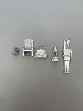 Lot Of 5 Pewter Metal Miniature Figurines Fast Ship picture