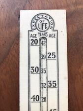 Actuarial Ruler 1906 Berkshire Life Insurance Pittsfield MA Celluloid antique picture