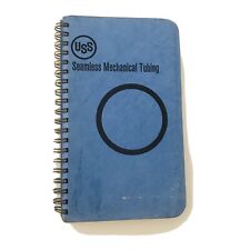 USS Seamless Mechanical Tubing Blue Book Paper Back Ringed Binder 1966 USA picture