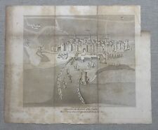 View of Calais while on the hands of the English - Engraving / print of 1827 picture